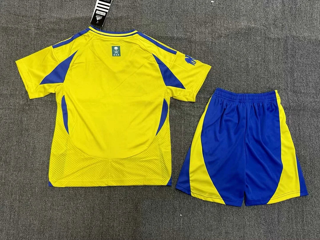 2024/2025 Al-Nassr Home Football Shirt 1:1 Thai Quality Kids Size