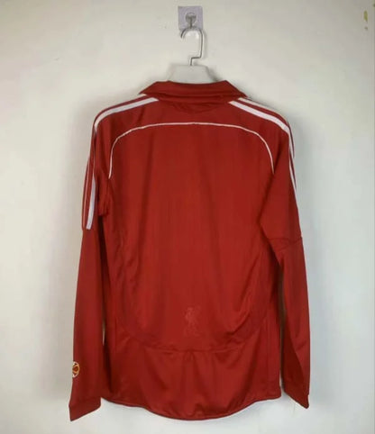 2006/2007 Retro Long Sleeve Liverpool Home Football Shirt 1:1 Thai Quality