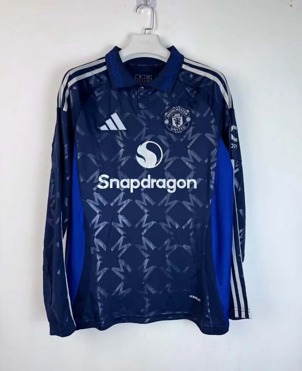 2024/2025 Long Sleeve Manchester United Away Football Shirt 1:1 Thai Quality