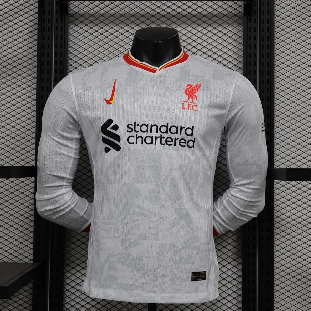 2024/2025 Player Version Long Sleeve Liverpool Third Away Football Shirt 1:1 Thai Quality