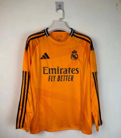 2024/2025 Long Sleeve Real Madrid Away Football Shirt1:1 Thai Quality