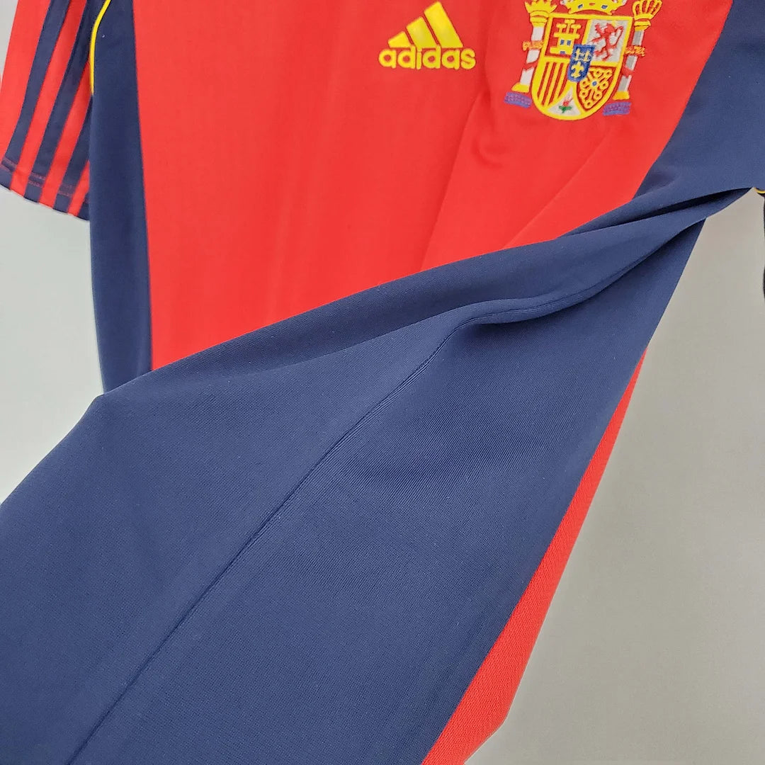 1998 Retro Spain Home Football Shirt 1:1 Thai Quality