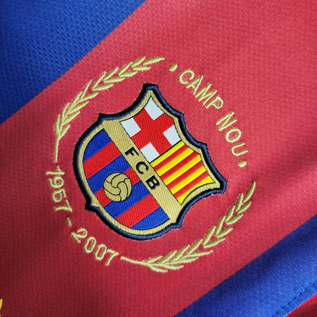 Retro Barcelona Football Shirt Home 2007/2008 1:1 Thai Quality