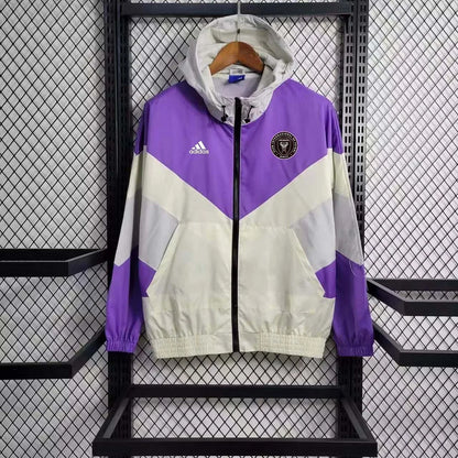 2023 Inter Miami Windbreaker Purple Soccer Jersey 1:1 Thai Quality