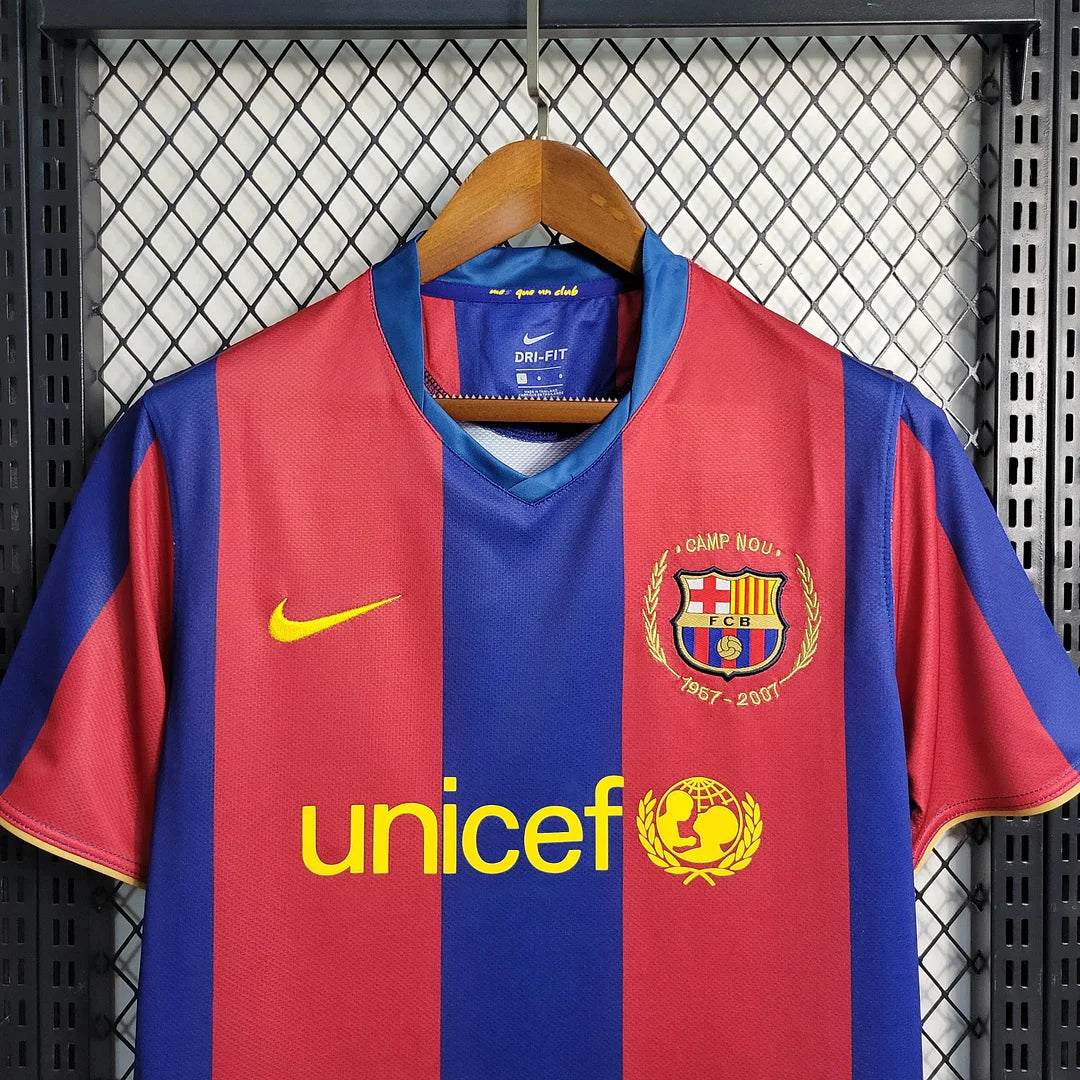 Retro Barcelona Football Shirt Home 2007/2008 1:1 Thai Quality