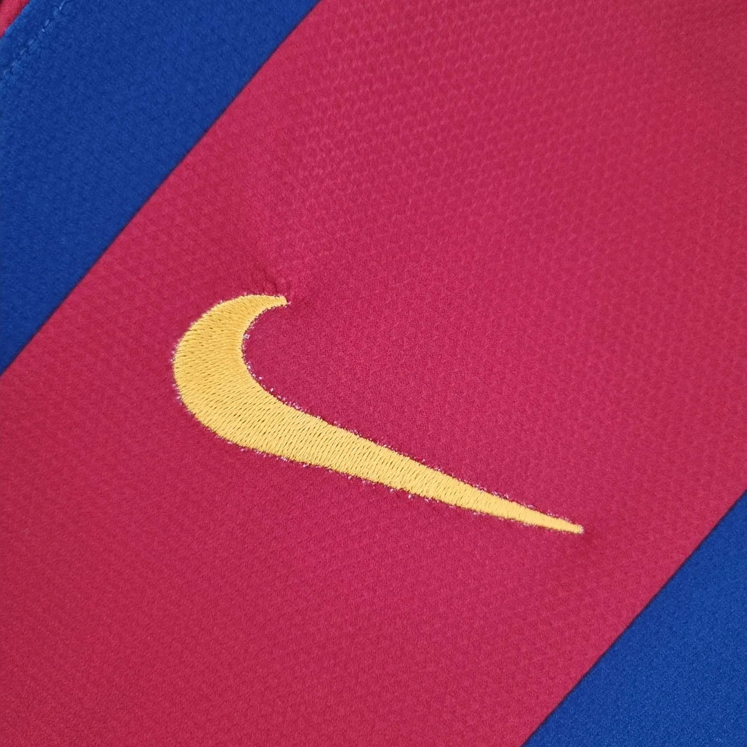 2010/2011 Retro Long Sleeve Barcelona Home Football Shirt 1:1 Thai Quality