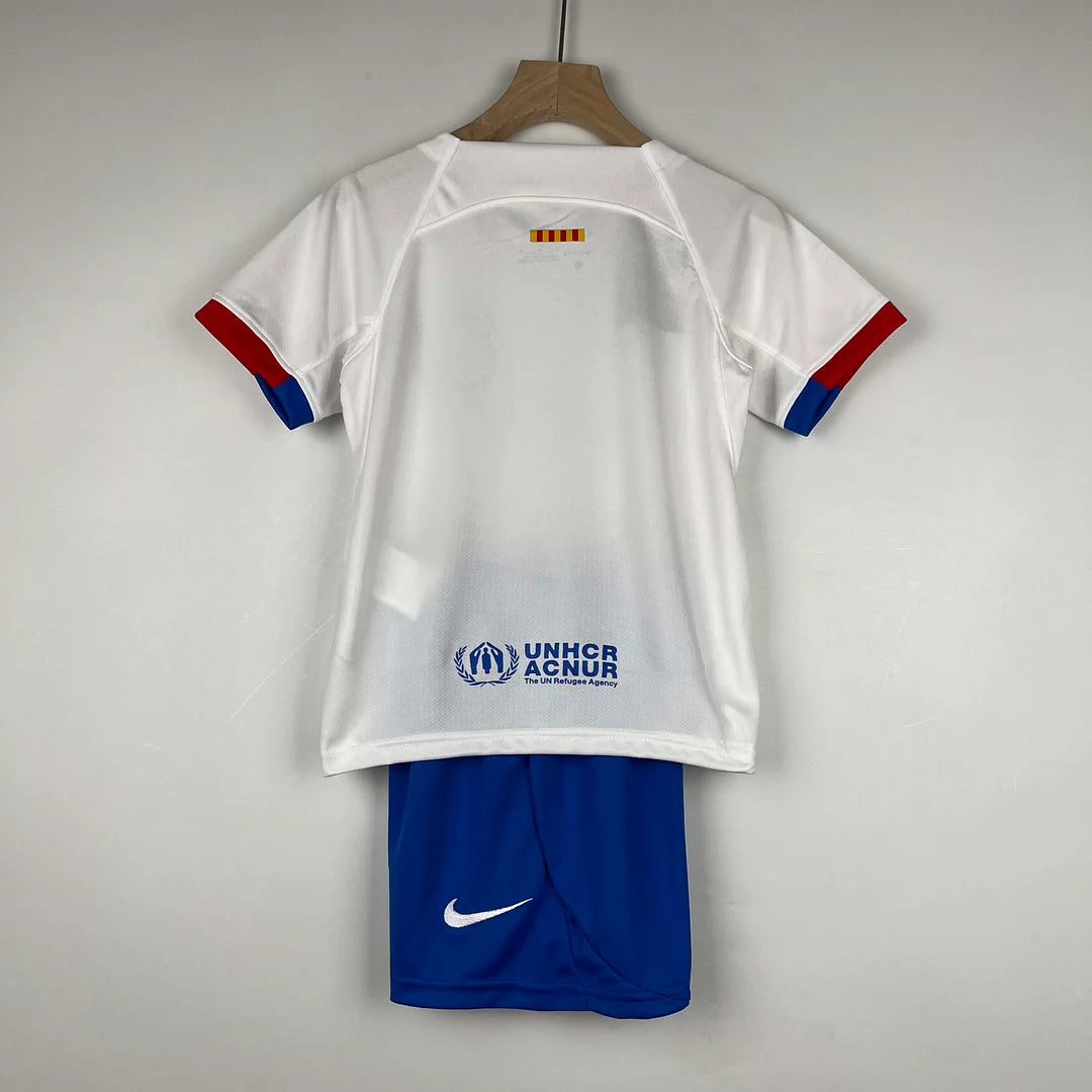 2023/2024 Barcelona Away Football Shirt 1:1 Thai Quality Kids Size