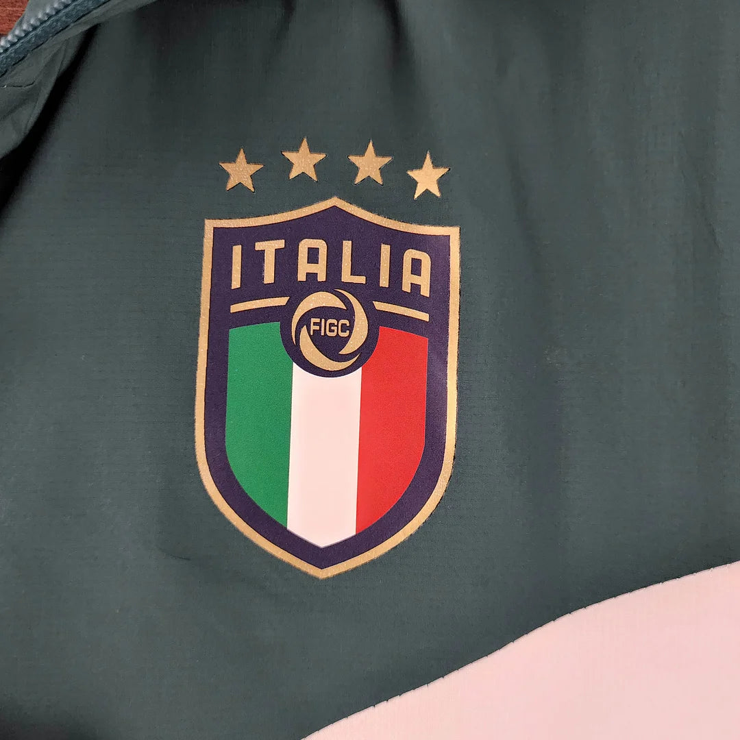 2022 Italy Windbreaker White-Green