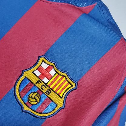 2005/2006 Retro Barcelona Home Football Shirt UEFA Champions League 1:1 Thai Quality