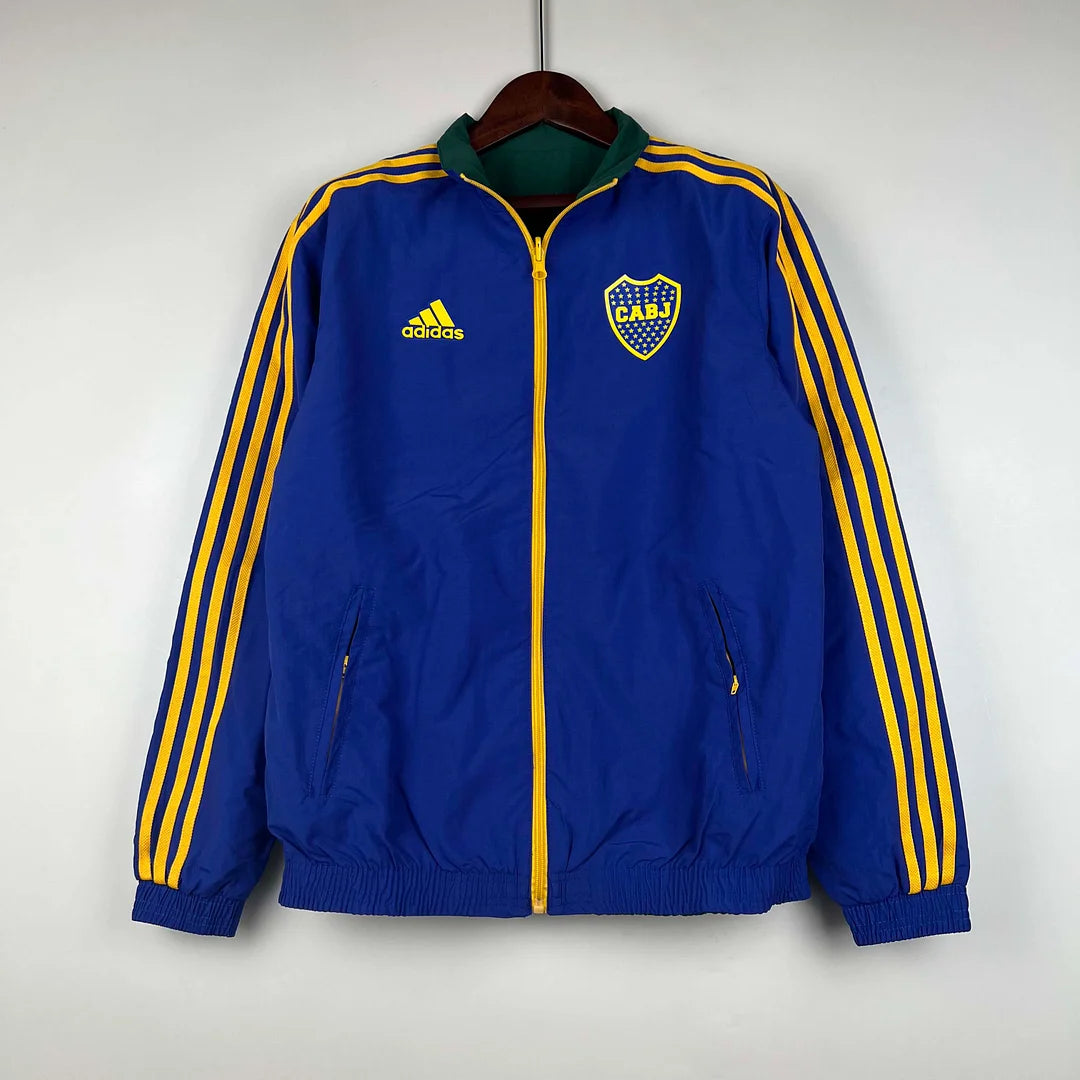 2023-2024 Boca Juniors Reversible Windbreaker（Blue-Green）Soccer Jersey 1:1 Thai Quality