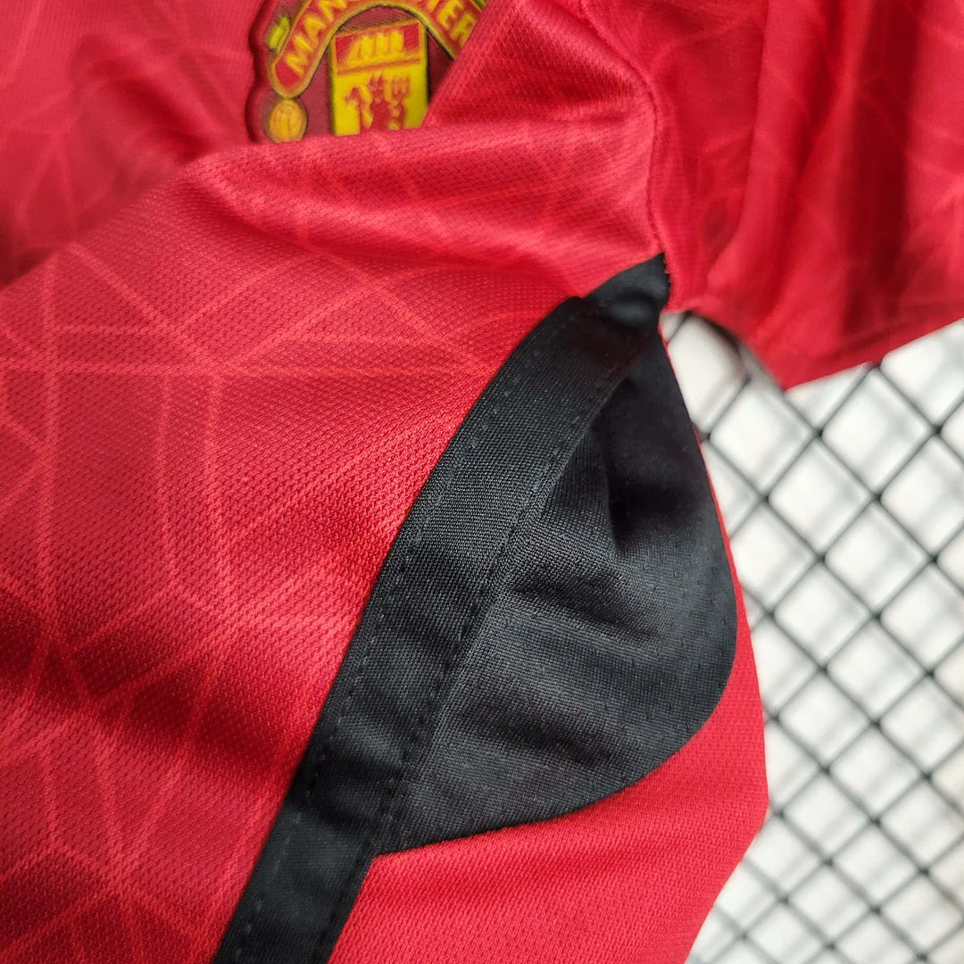 2023/2024 Manchester United Home Football Shirt 1:1 Thai Quality Kids Size