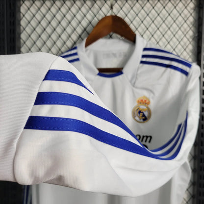 2010/2011 Retro Long Sleeve Real Madrid Home Soccer Jersey 1:1 Thai Quality