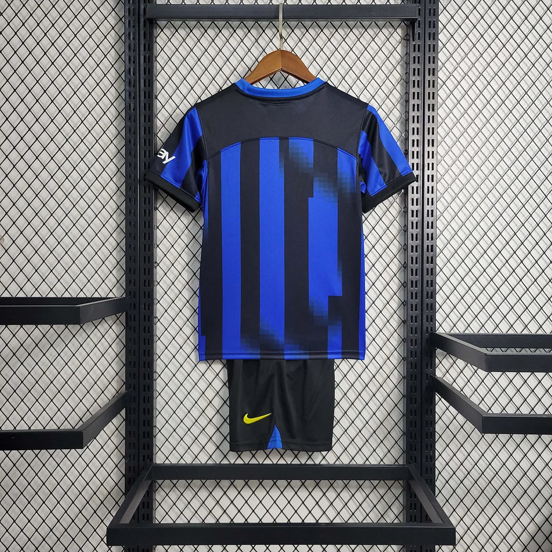 2023/2024 Internazionale Milan Home Football Jersey1:1 Quality Thai Kids Size