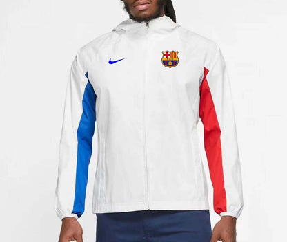 2023/2024 Barcelona Jersey Windbreaker White