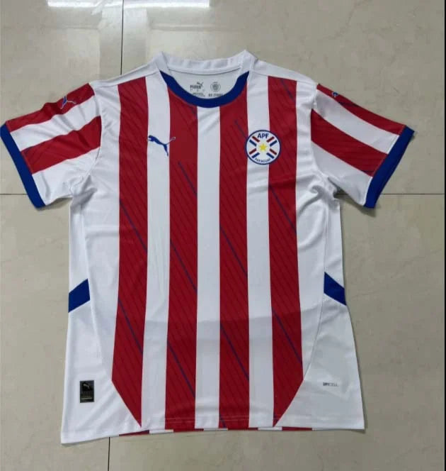 2024 Paraguay National Team Home Football Shirt 1:1 Thai Quality