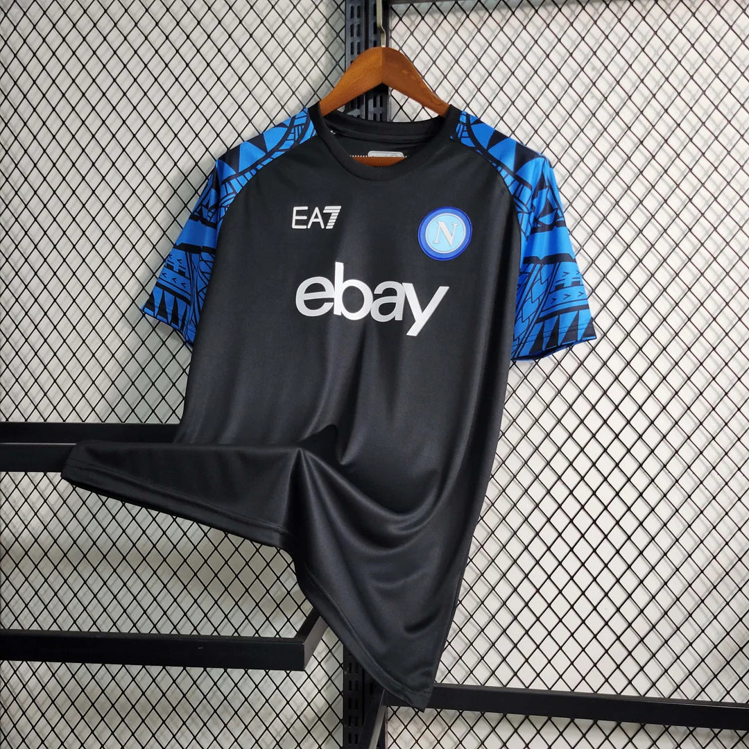 2023/2024 Napoli Training Wear Black Soccer Jersey 1:1 Thai Quality