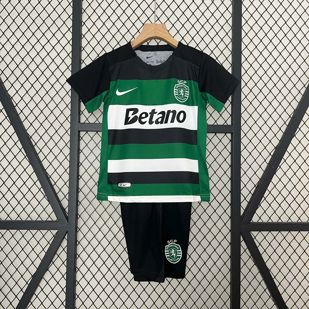 2024/2025 Sporting Lisbon Home Football Shirt 1:1 Thai Quality Kids Size