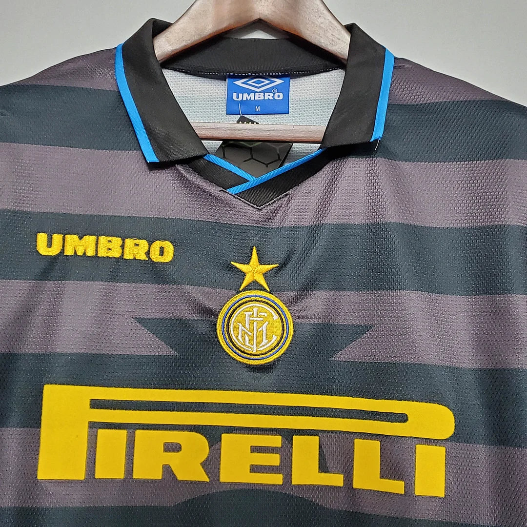 1997/1998 Retro Internazionale Milan Away Football Jersey 1:1 Thai Quality