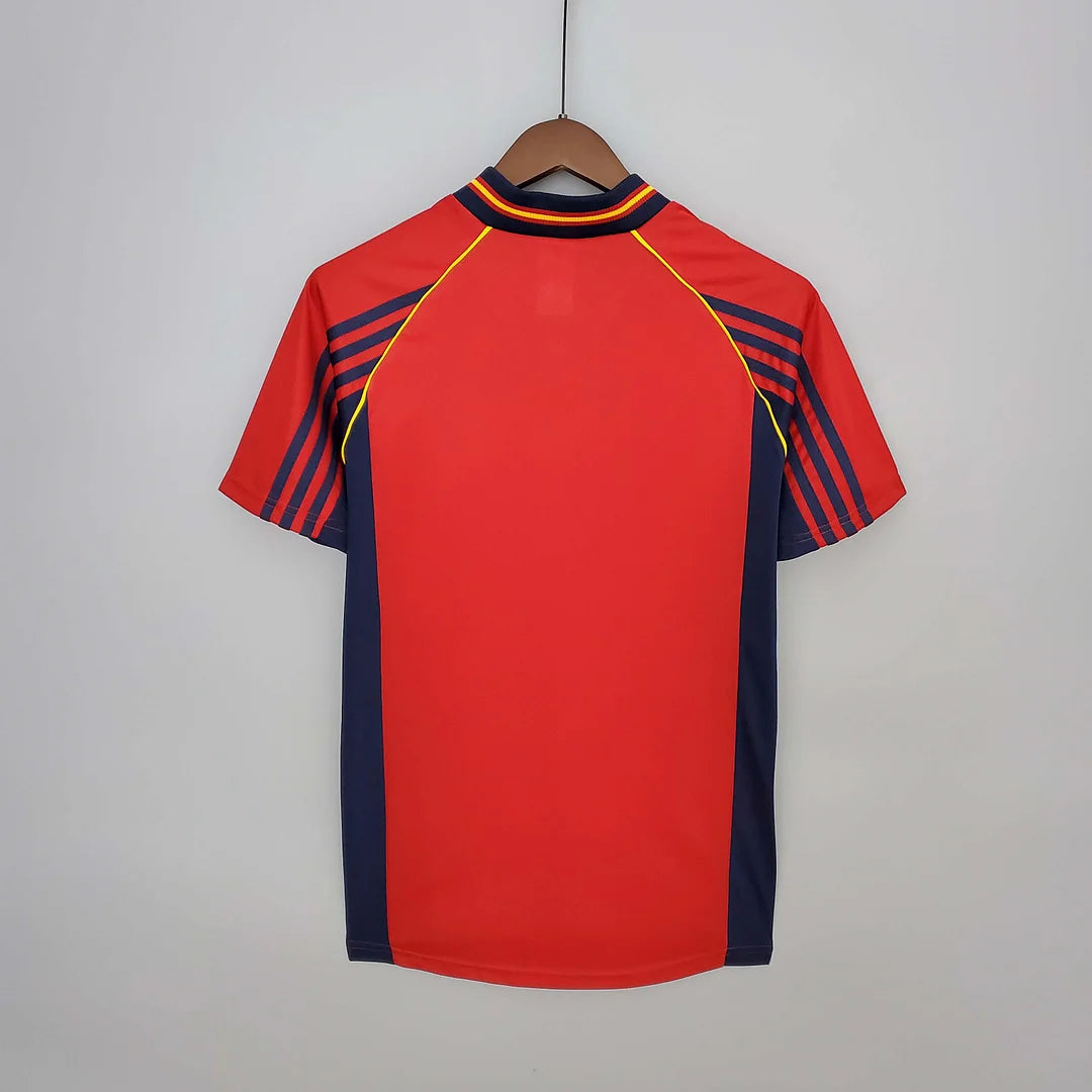 1998 Retro Spain Home Football Shirt 1:1 Thai Quality