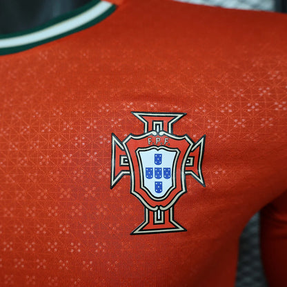 2025 Player Version Long Sleeve Portugal Home Football Shirt 1:1 Thai Quality