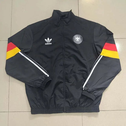 2024 Germany Windbreaker Black Soccer Jersey