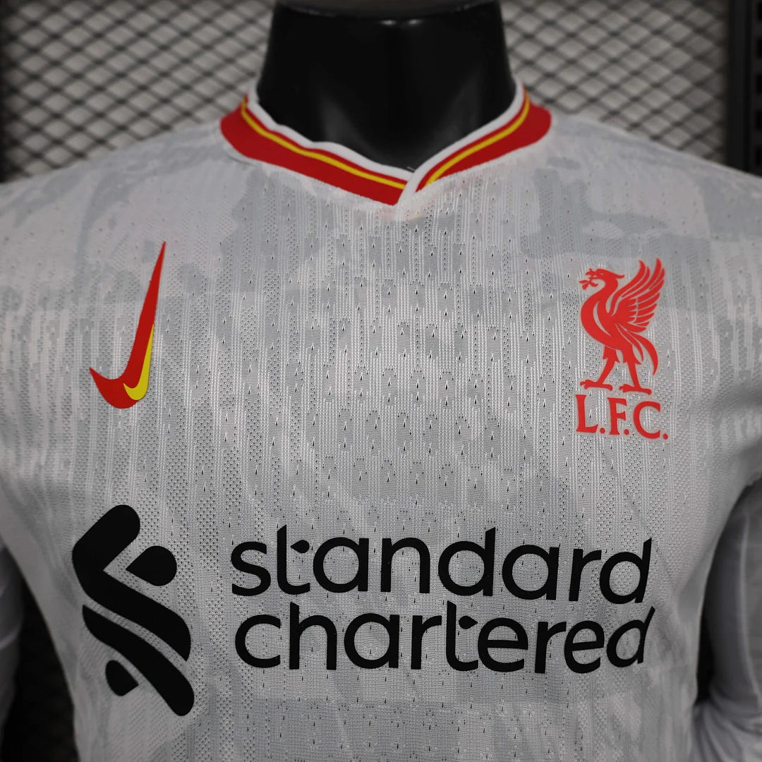 2024/2025 Player Version Long Sleeve Liverpool Third Away Football Shirt 1:1 Thai Quality