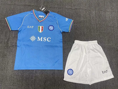 2023/2024 Napoli Home Soccer Jersey 1:1 Thai Quality Kids Size