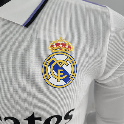 2022/2023 Long Sleeve Player Version Real Madrid Home