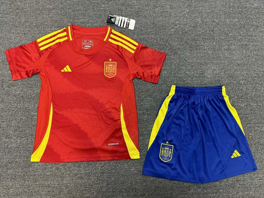 2024 Spain Home Football Shirt 1:1 Thai Quality Kids Size