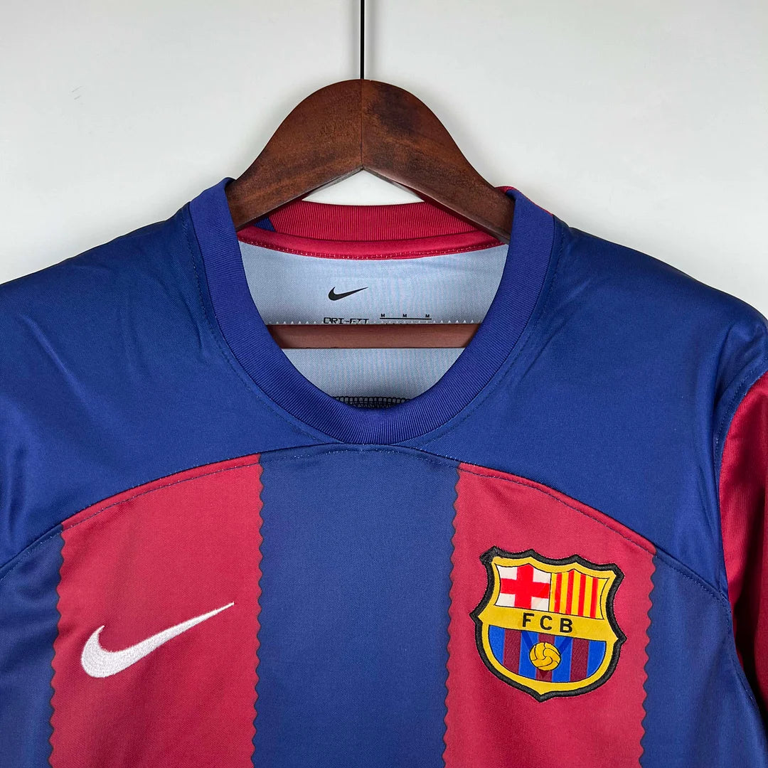 2023/2024 Long Sleeve Barcelona Home 1:1 Thai Quality