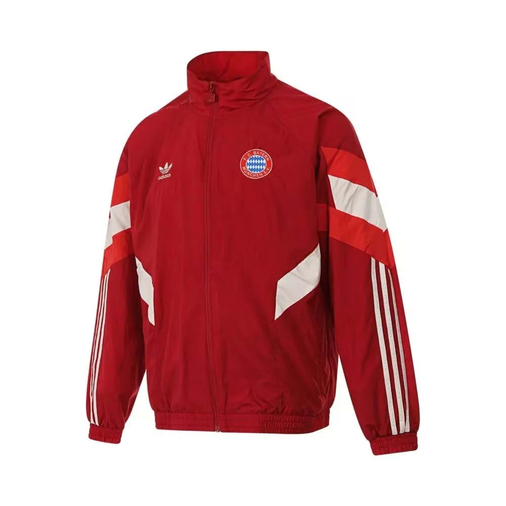 2024/2025  Bayern Munich Windbreaker Red Football Jersey 1:1 Thai Quality