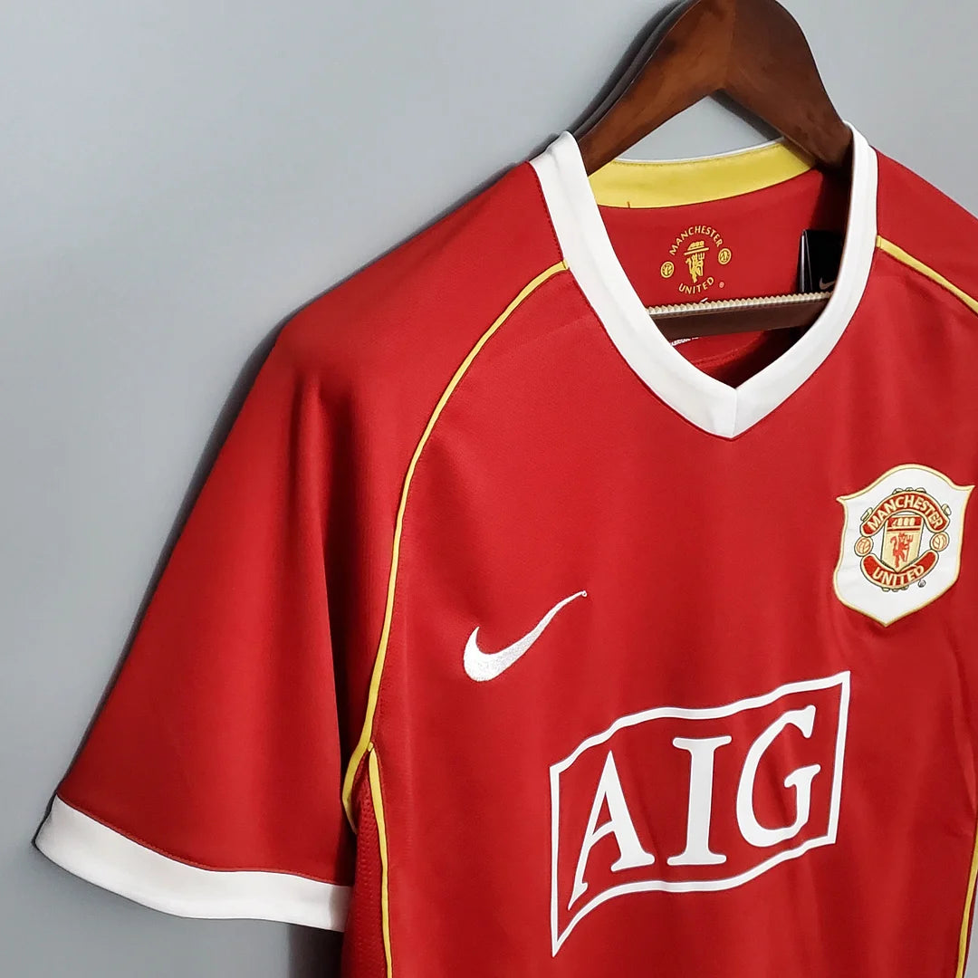 2006/2007 Retro Manchester United Home Football Shirt 1:1 Thai Quality