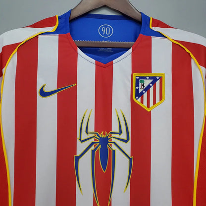 2004/2005 Retro Atletico Madrid Home Soccer Jersey 1:1 Thai Quality