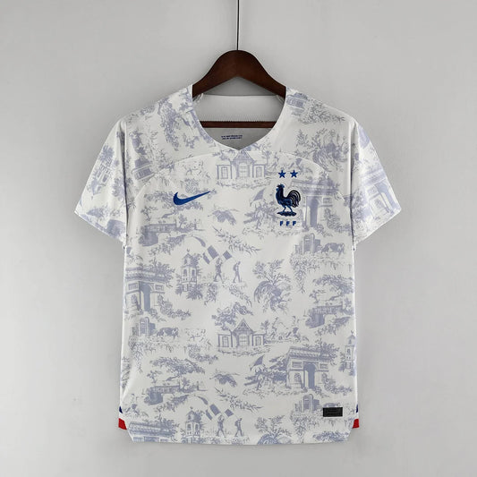 2022 FIFA World Cup France Away Football Shirt White