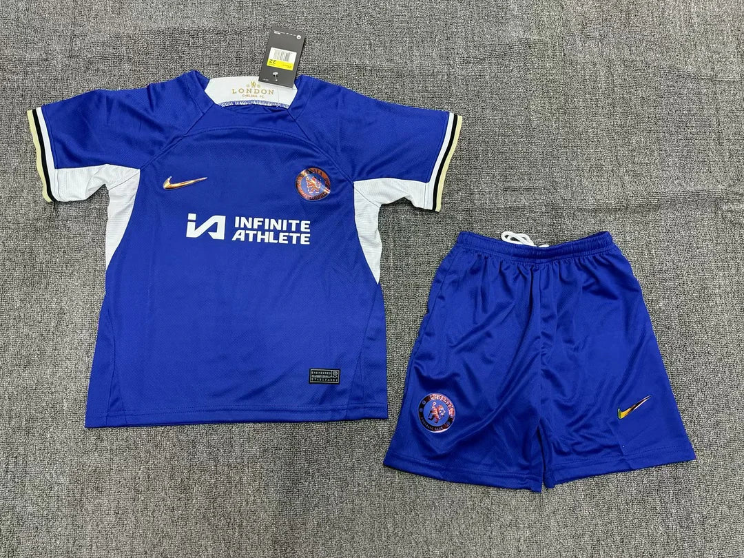 2023/2024 Chelsea Home Football Jersey Kids Size (Have sponsors）