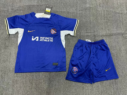 2023/2024 Chelsea Home Football Jersey Kids Size (Have sponsors）