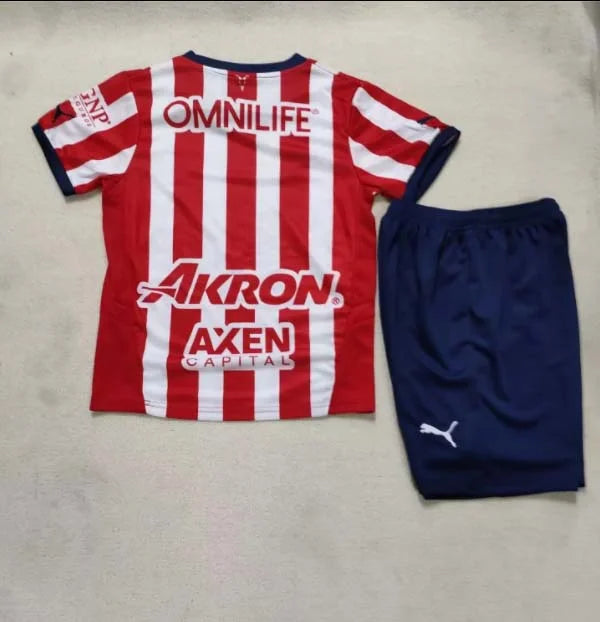 2024/2025 Chivas Home Soccer Jersey 1:1 Thai Quality Kids Size