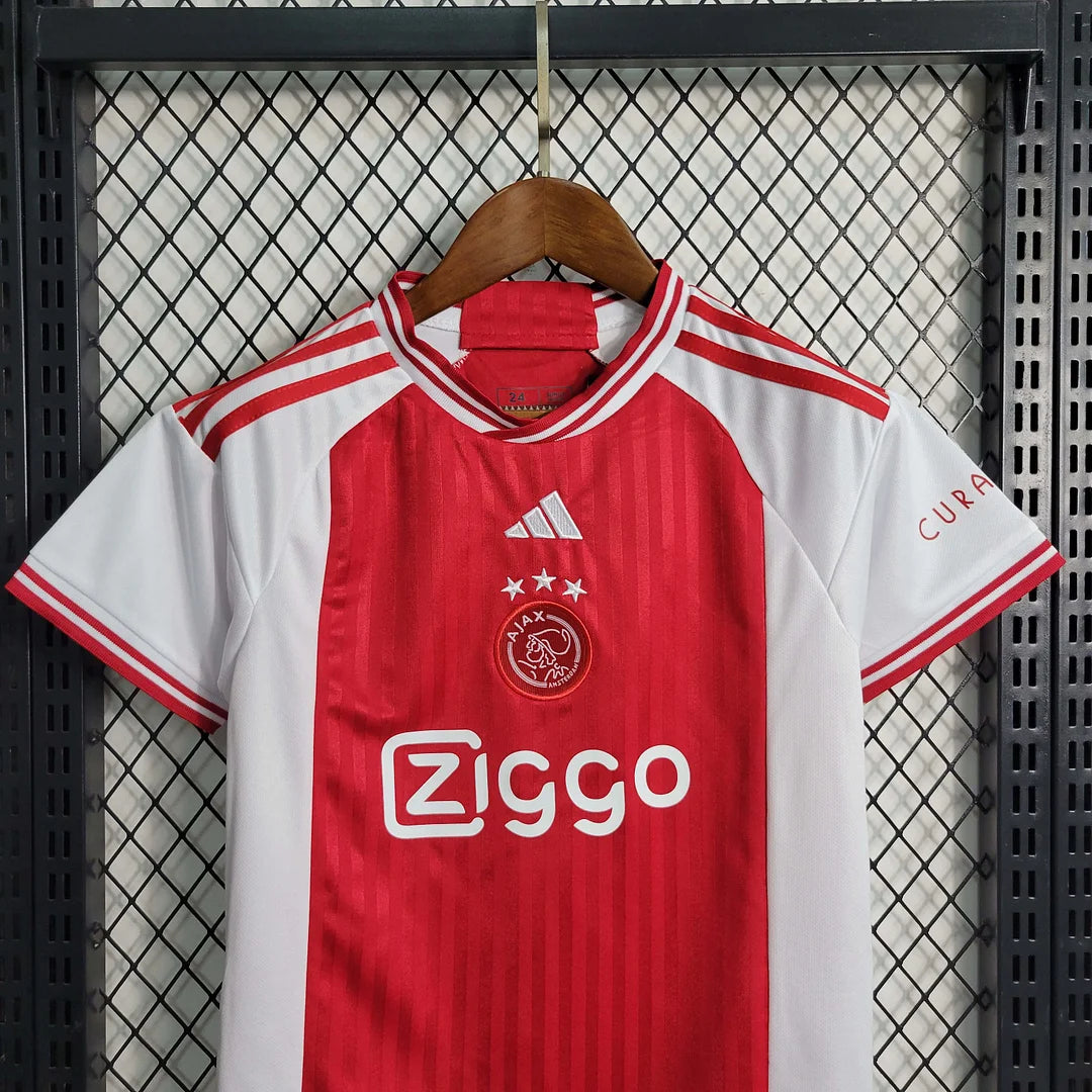 2023/2024 Ajax Home Football Shirt 1:1 Thai Quality Kids Size