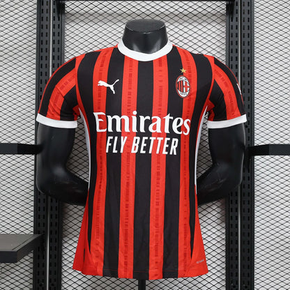 2024/2025 Player Version AC Milan Home Soccer Jersey 1:1 Thai Quality