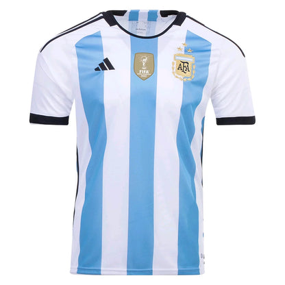 2022 Argentina National Team Jersey Home Three Stars Commemorative Edition