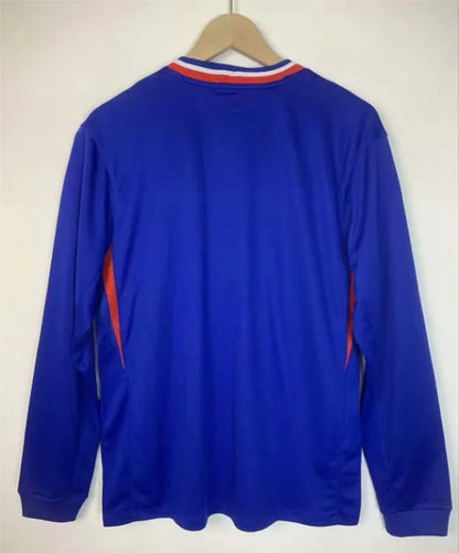 2024 Long Sleeve France Home Football Shirt 1:1 Thai Quality