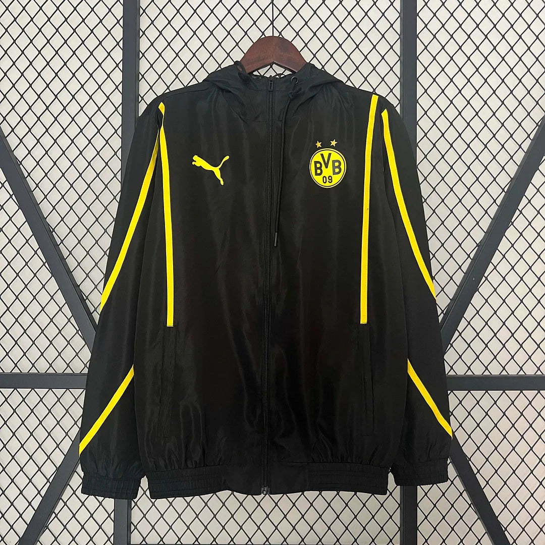 2024/2025 Dortmund Windbreaker Black Football Shirt 1:1 Thai Quality Set