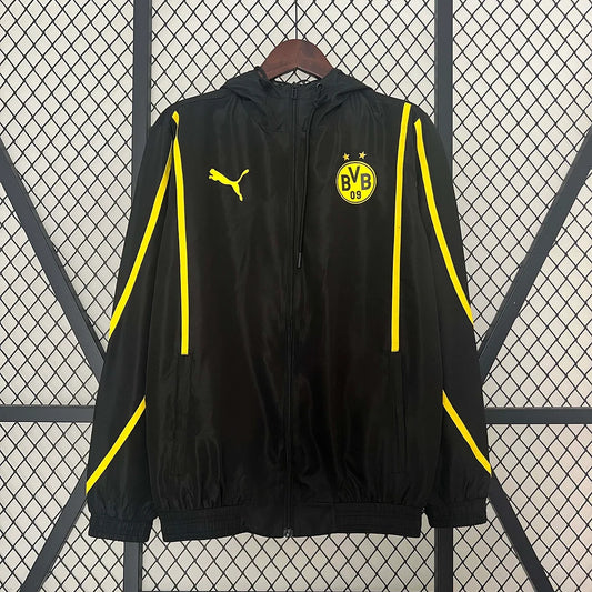 2024/2025 Dortmund Windbreaker Black Football Shirt 1:1 Thai Quality Set