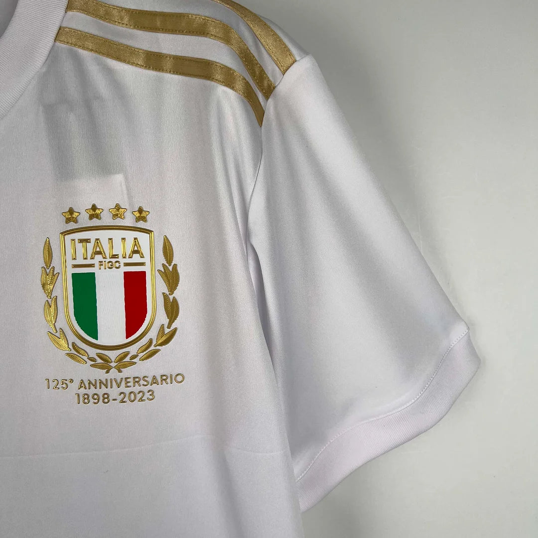 2023 Italy 125th Anniversary White Soccer Shirt