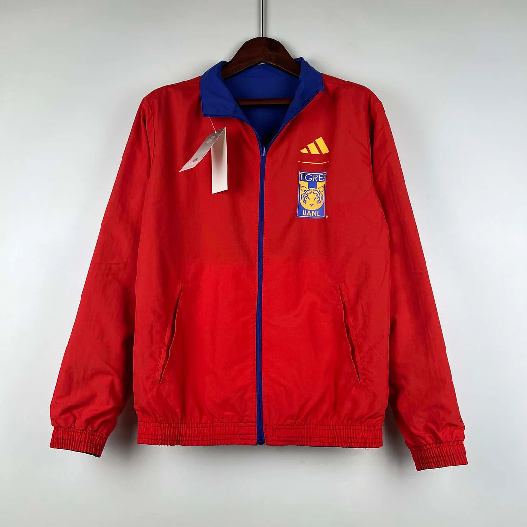 2023/2024 Tigres Reversible Windbreaker（Blue-red）Soccer Jersey 1:1 Thai Quality