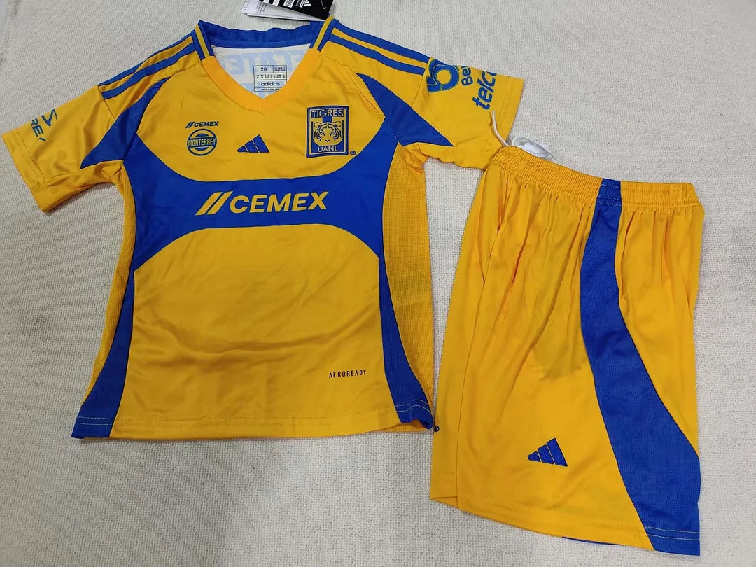 2024/2025 Tigres Home Football Shirt Kids Size