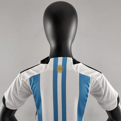 2022 FIFA World Cup Argentina National Team Home Jersey Kids Size