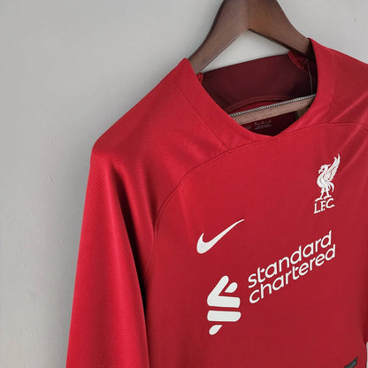 2022/2023 Long Sleeve Liverpool Home Football Shirt 1:1 Thai Quality