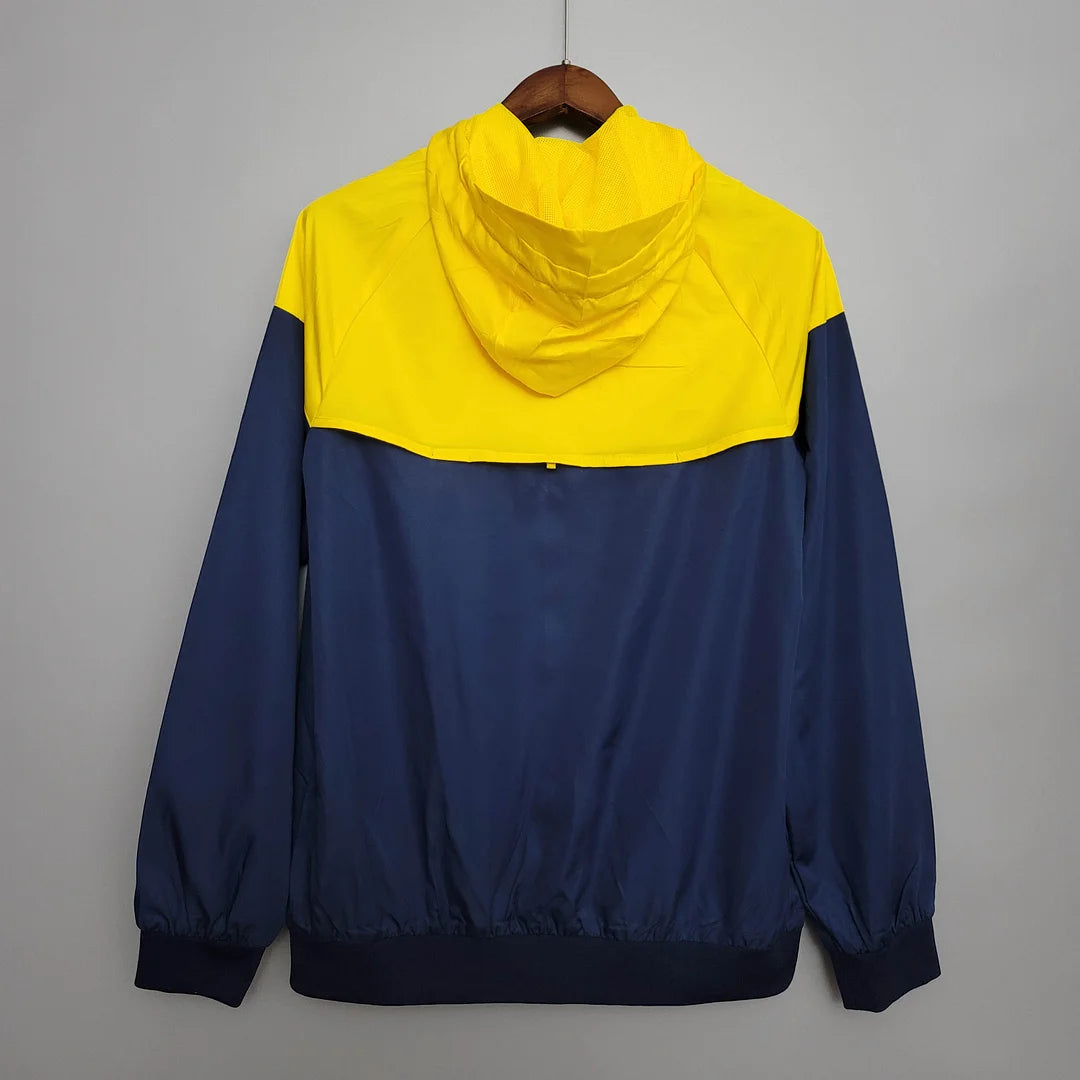 2021 Windbreaker Blue-Yellow Boca Juniors Jersey 1:1 Thai Quality