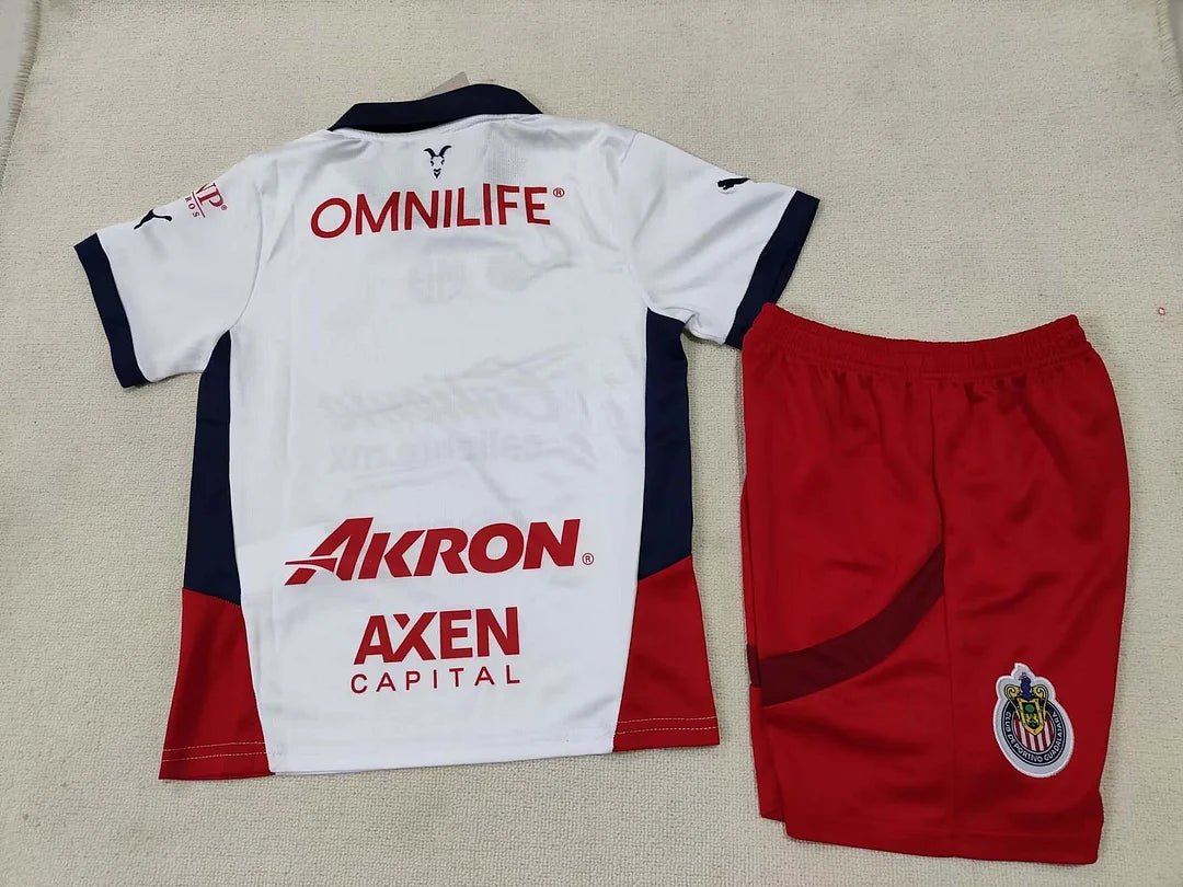 2024/2025 Chivas Away Soccer Jersey 1:1 Thai Quality Kids Size